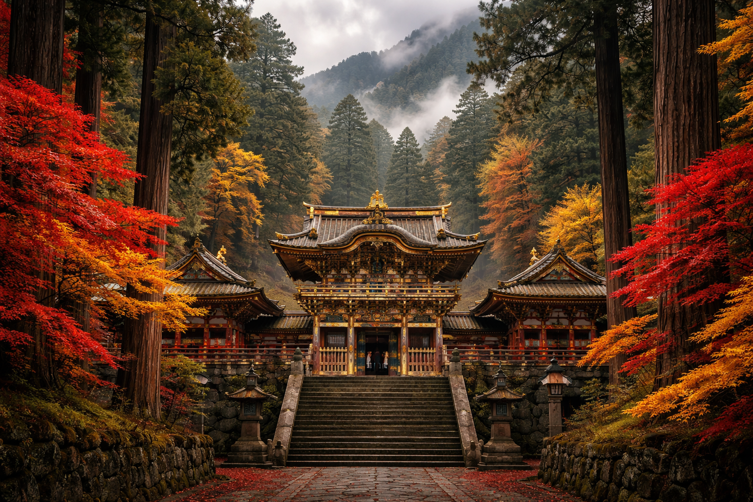 Days 1–3: Tokyo & Nikko — High-Altitude Foliage First