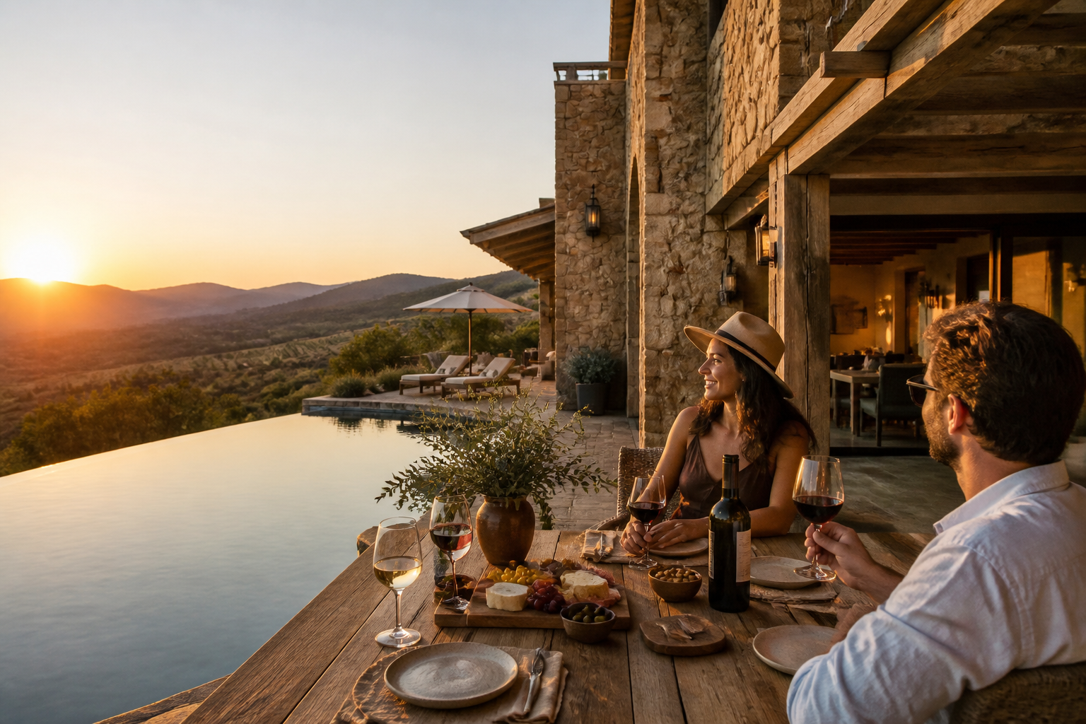 Charming Napa Valley vacation rental cottage with private vineyard views and an outdoor patio