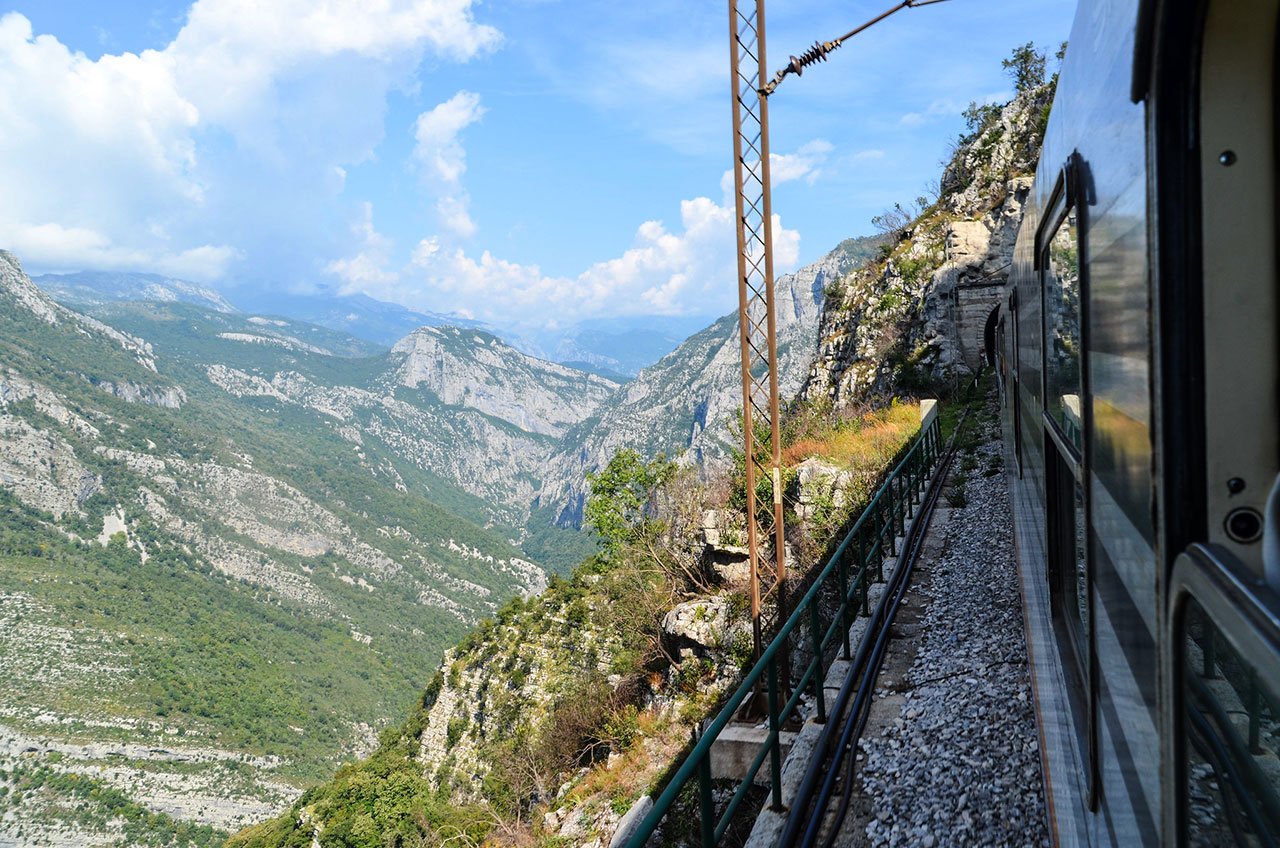 Belgrade-Bar Train Route